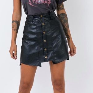 brand new leather skirt!